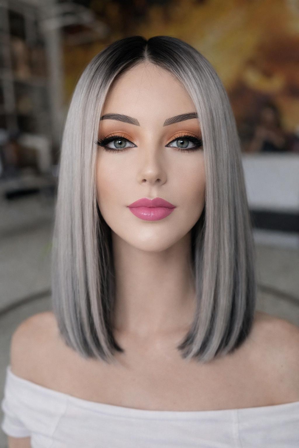 Peruca Angel Grey Balayage - Extensii de par București